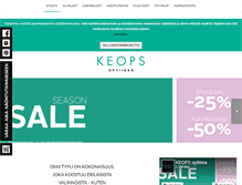 Tablet Screenshot of keops.fi